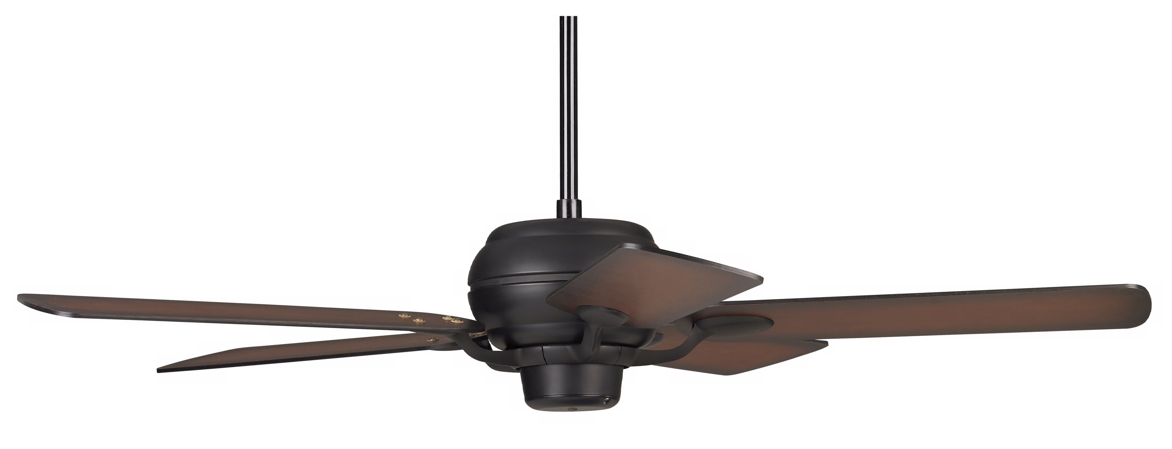 52" Casa Optima Black Shaded Cherry Blades Ceiling Fan