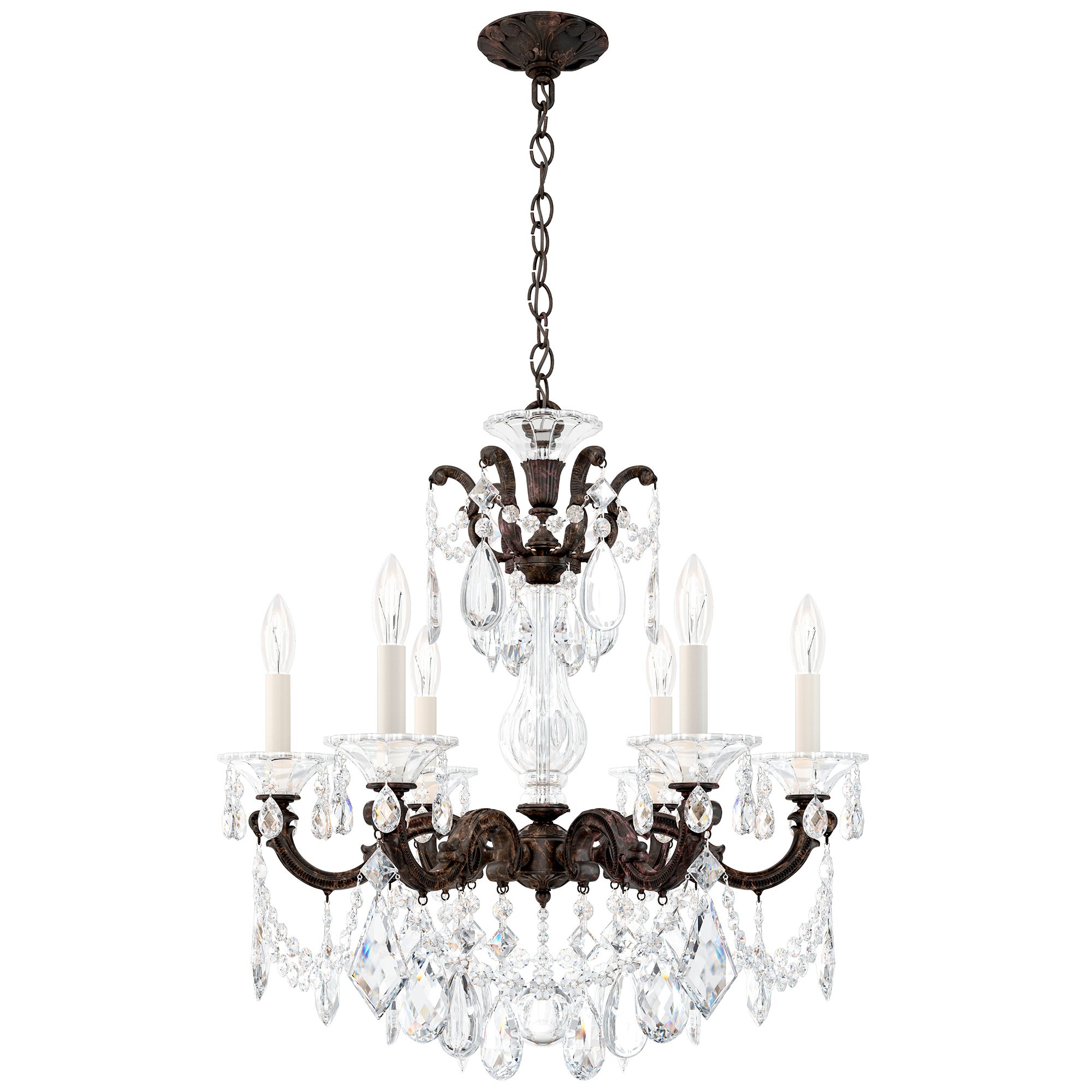 Schonbek La Scala Collection 23" Wide Crystal Chandelier