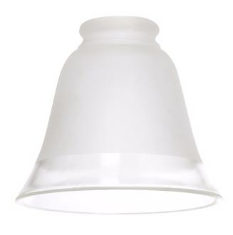 2 14 Fitter Set of Four Frosted Glass w Clear Trim Shades 74130 74130 74130 74130