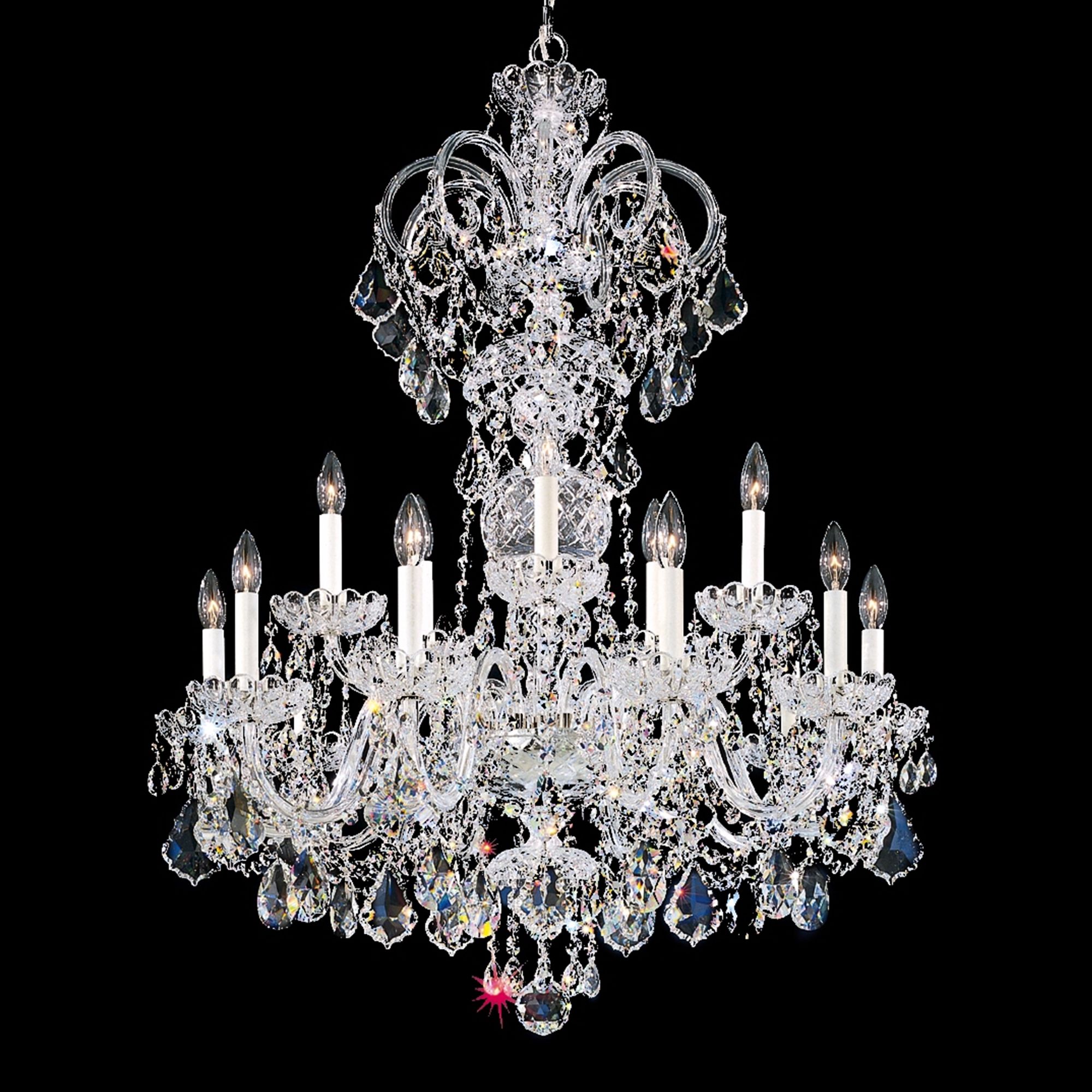 Schonbek Olde World Collection 32" Wide Crystal Chandelier