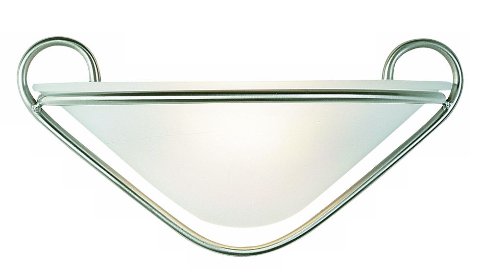 Dimensions Collection 13 3/8" Wide Brushed Steel Wall Sconce