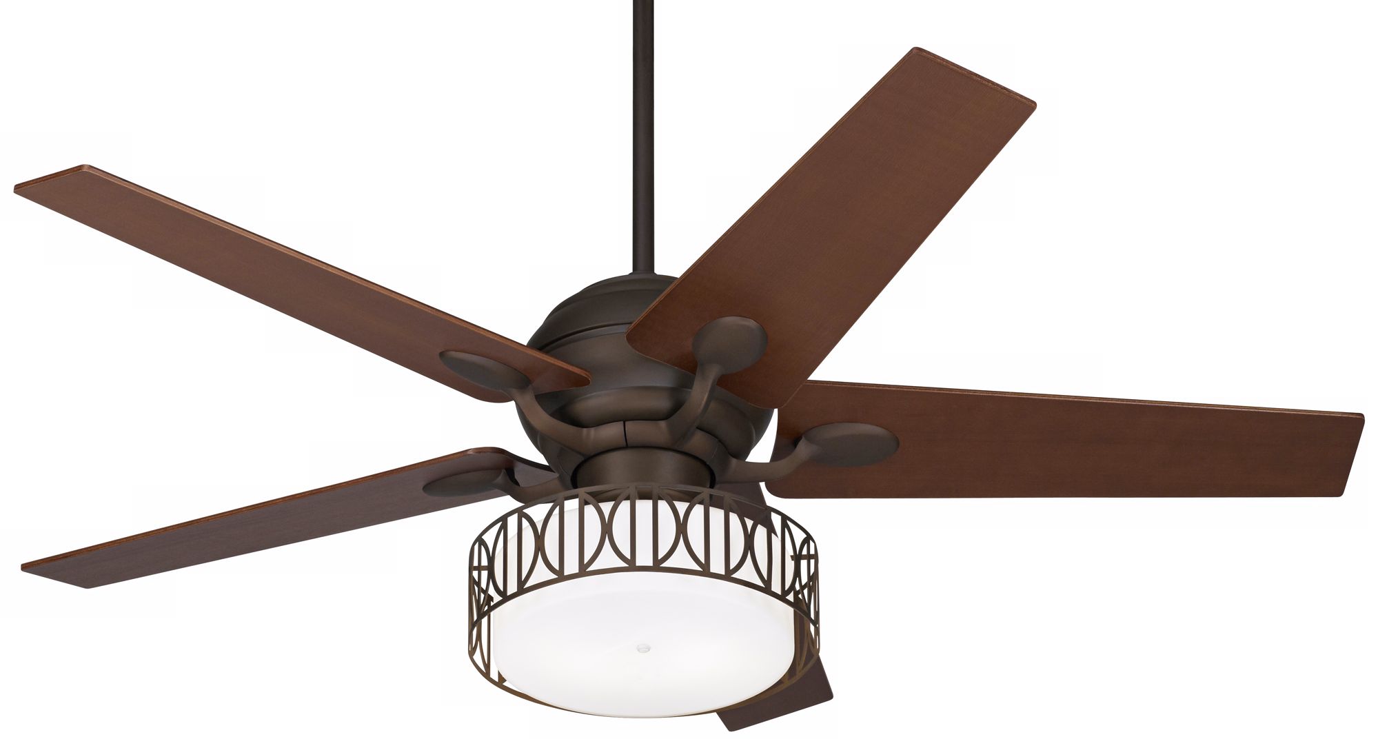 52" Casa Optima Oil-Rubbed Bronze Ceiling Fan with Light Kit