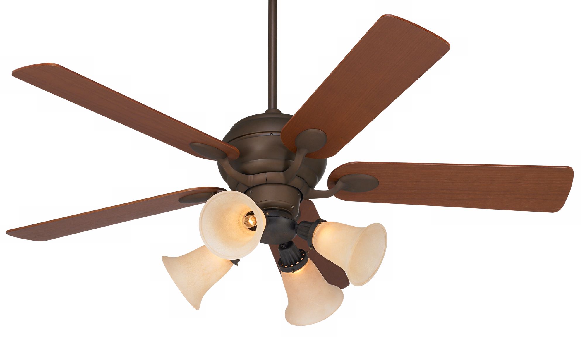 52" Casa Optima Bronze Ceiling Fan with Light Kit