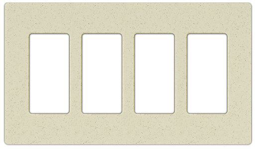 Lutron Diva SC 4 Gang Wallplate