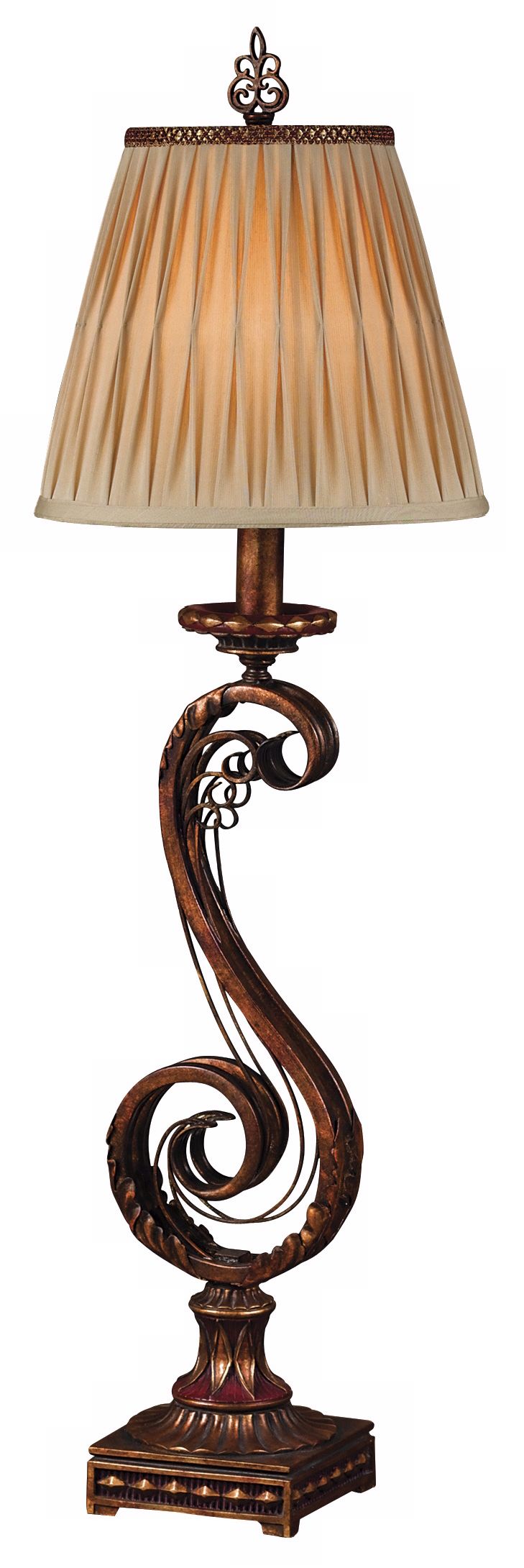 Murray Feiss Tallulah Scroll Buffet Table Lamp
