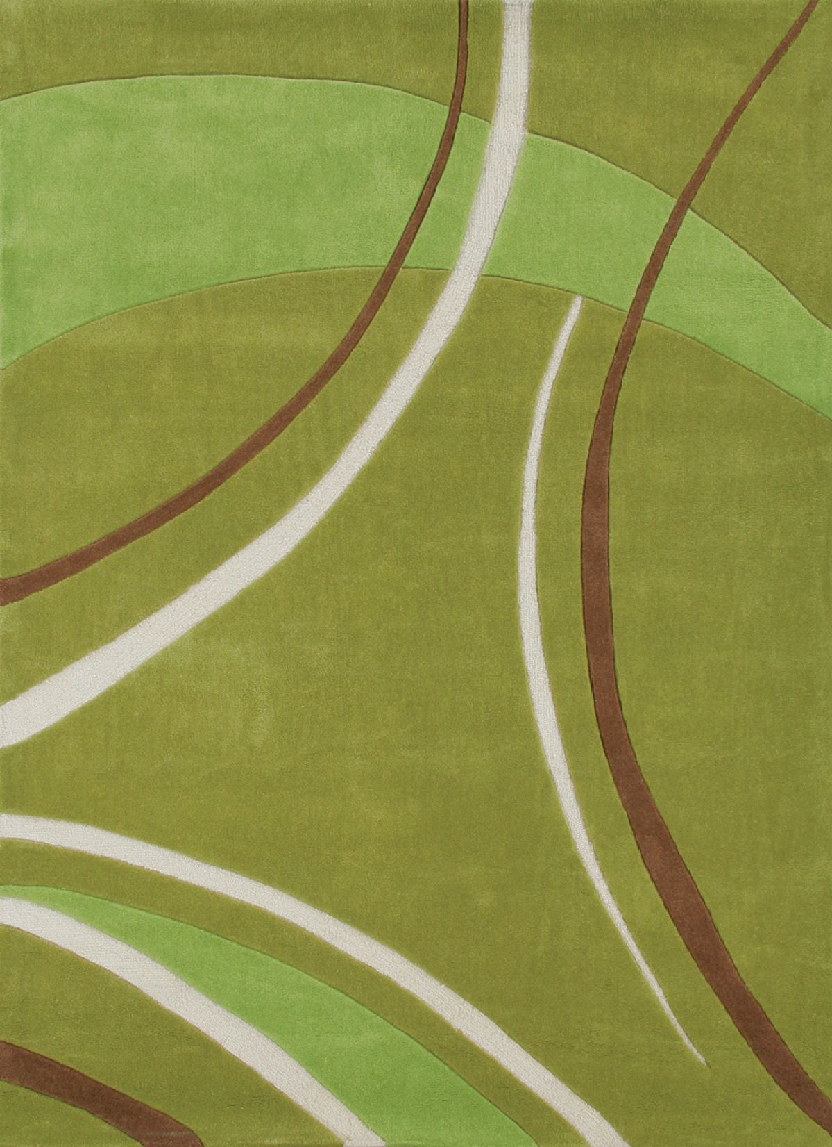 Movement Green Area Rug