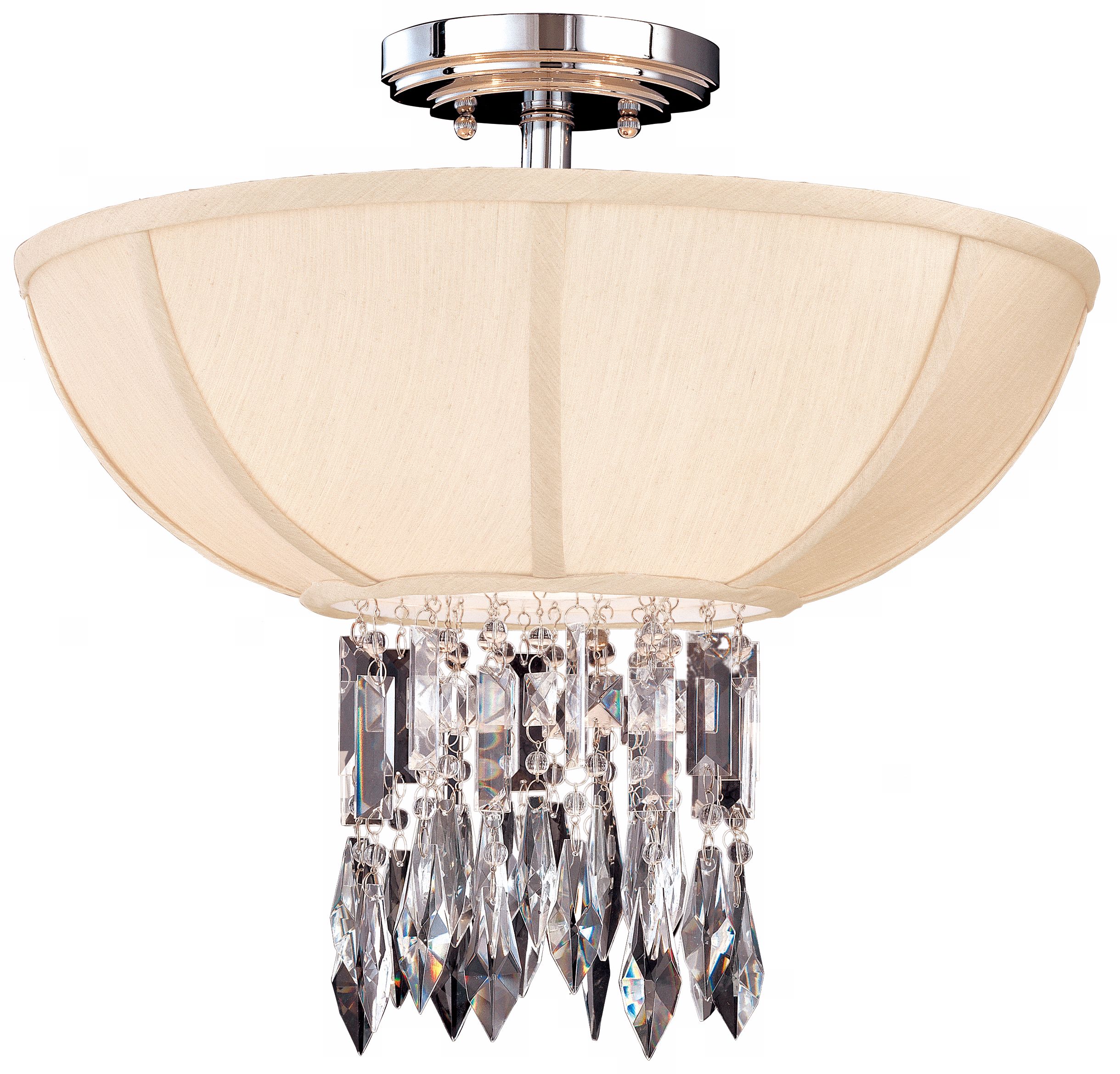 Corbett Cascade 18" Wide Semiflush Ceiling Fixture