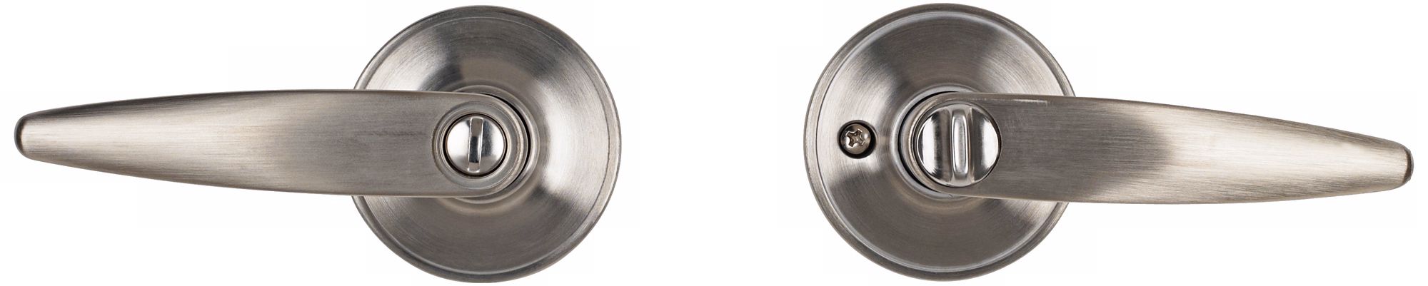 Schlage Dover Satin Steel Privacy Door Lever