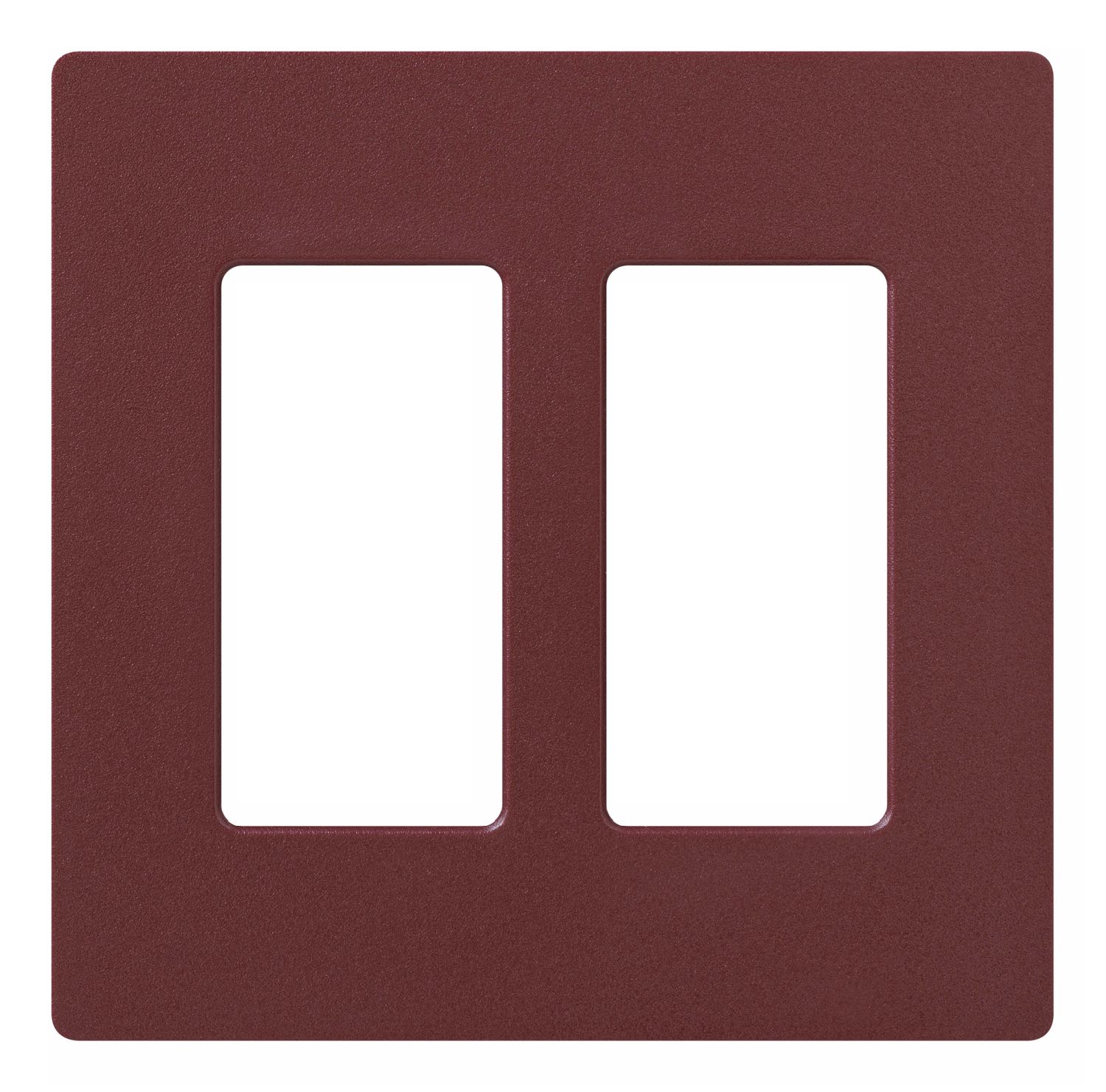 Lutron Merlot Two Gang Faceplate