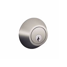 Dexter Satin Stainless Steel Schlage Deadbolt Lock