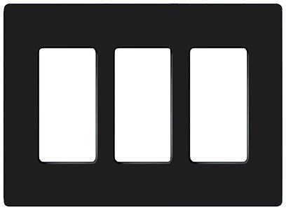 Lutron Claro 3 Gang Screwless Faceplate