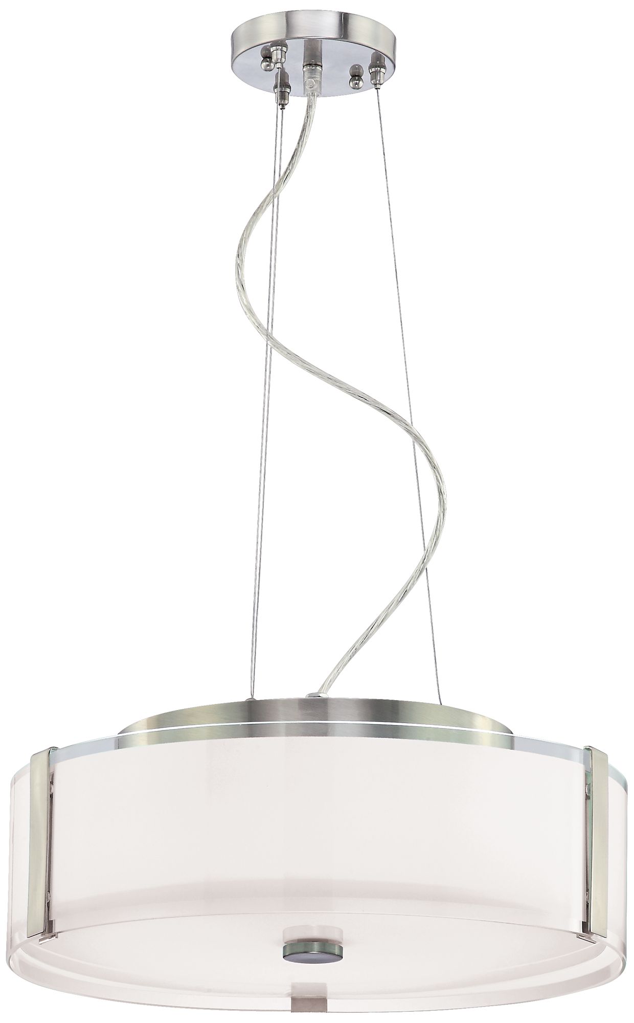 Possini Euro Brackets16" Wide Pendant Chandelier