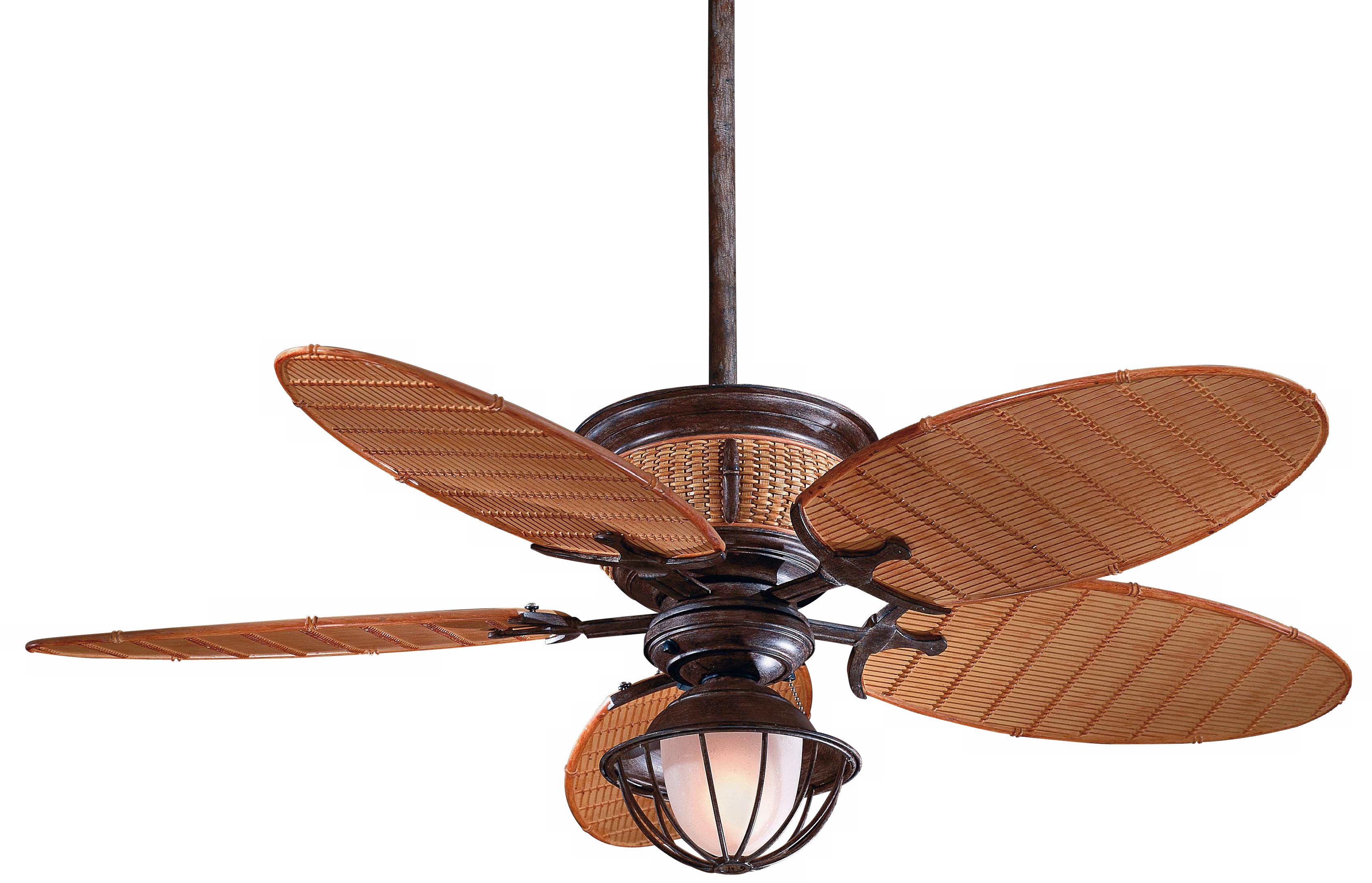52" Minka Shangri La Vintage Rust Ceiling Fan