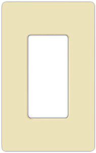 Lutron Claro 1 Gang Screwless Faceplate