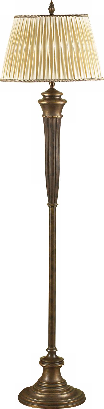 Telegraph Hill Collection Pinch Box Pleated Floor Lamp