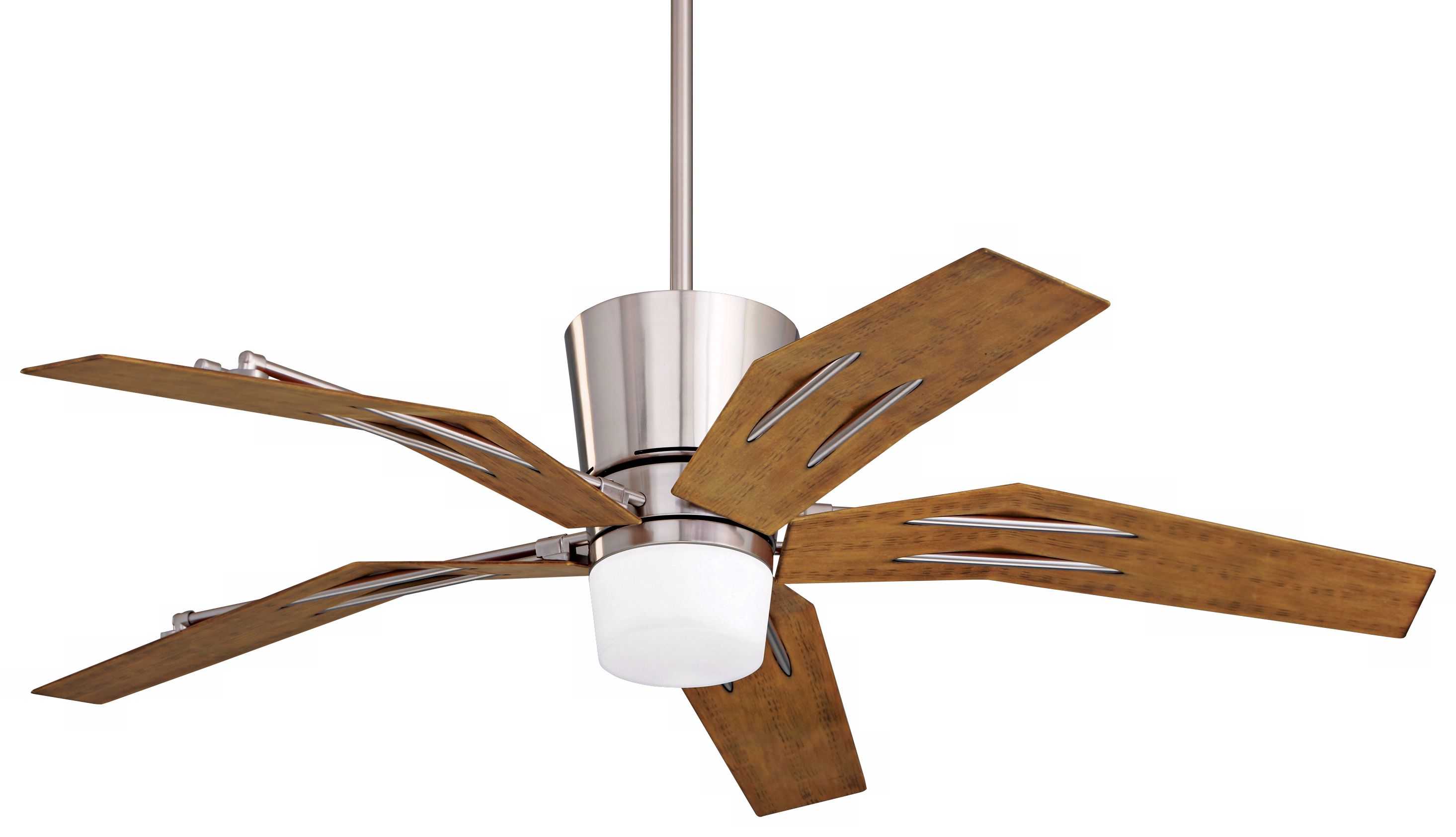 52" Emerson Origami Brushed Steel Ceiling Fan