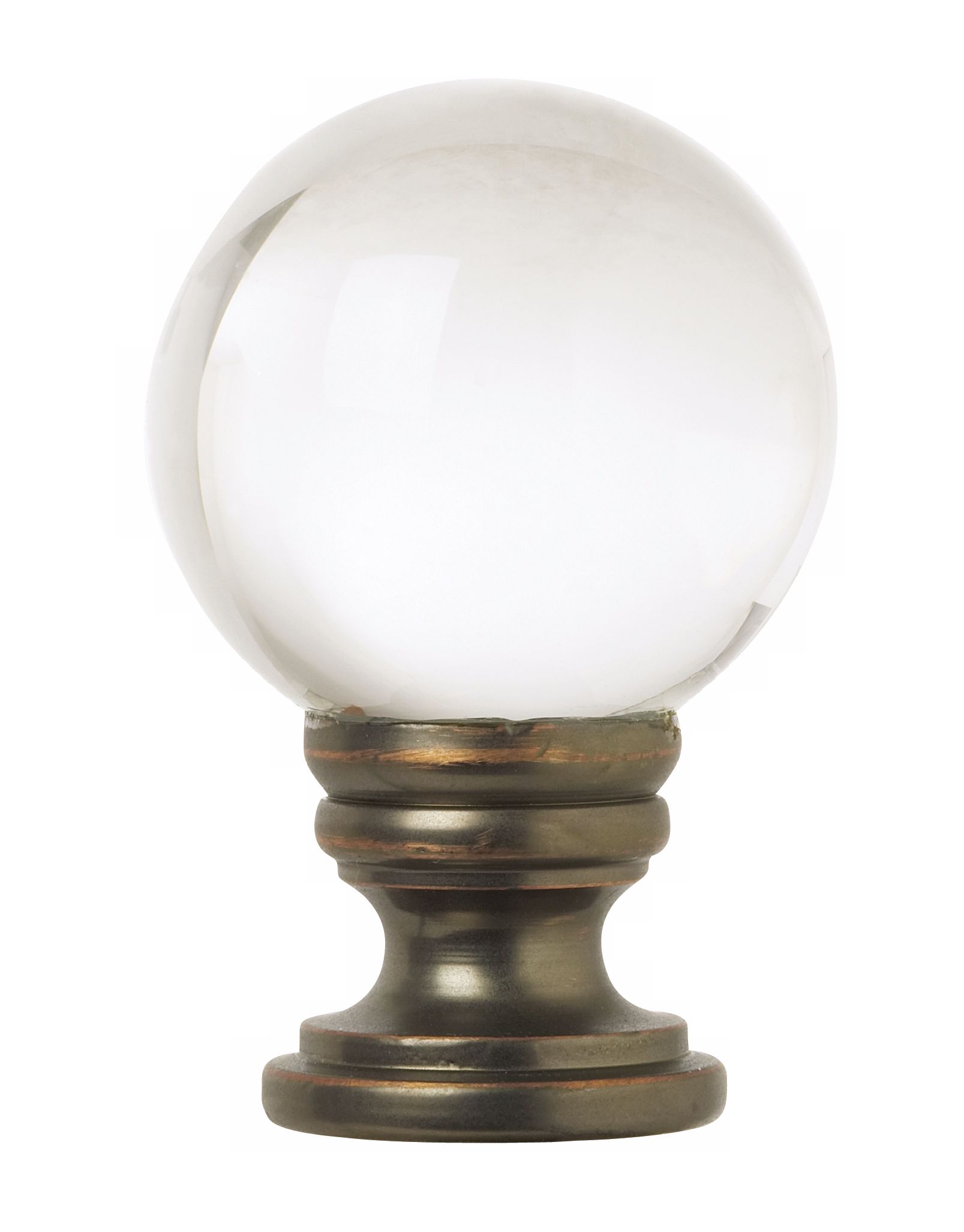 Crystal Ball Lamp Shade Finial