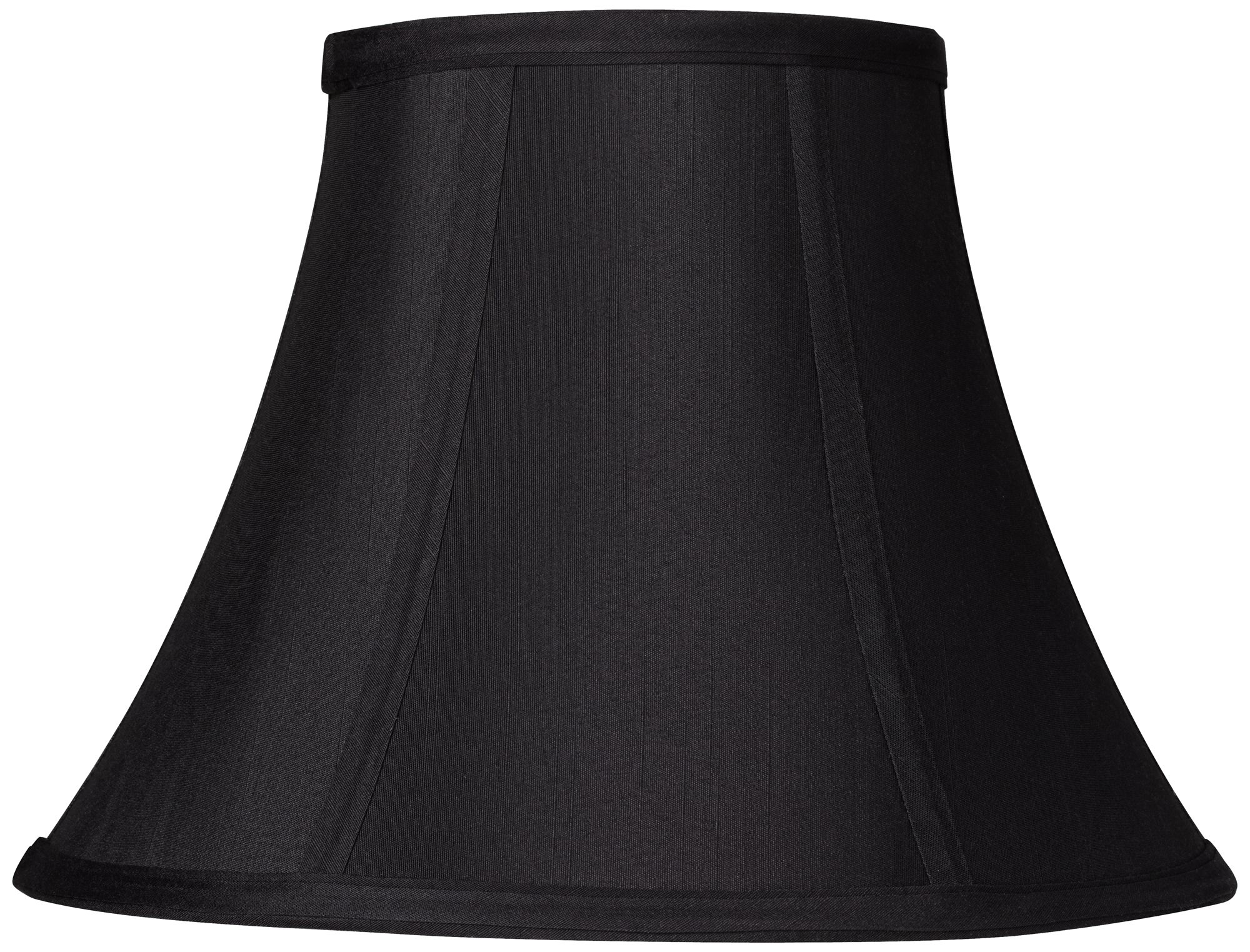 Black Stretch Bell Lamp Shade 6x12x9 (Spider)