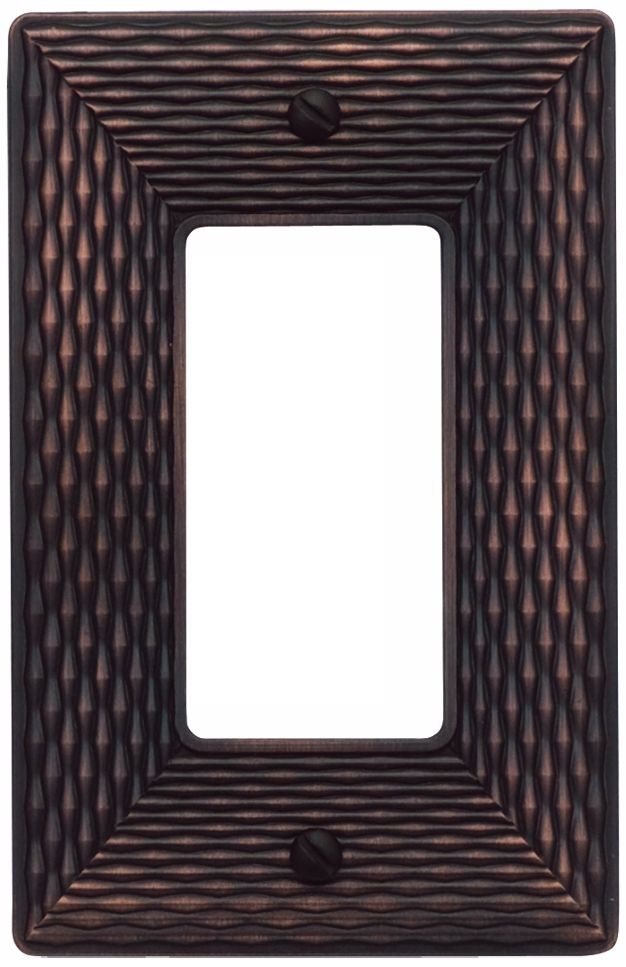 Mandalay Venetian Bronze Single Rocker Wall Plate