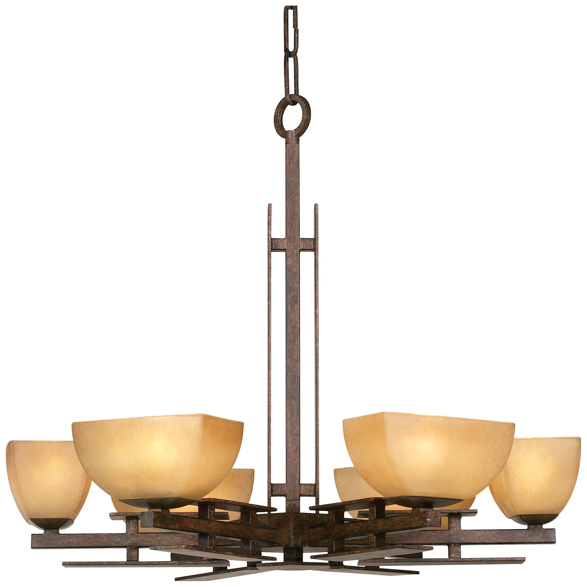 Lineage Collection 29" Wide Six Light Chandelier