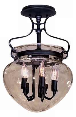 Hubbardton Forge 15 3/4" High Acharn Ceiling Light Fixture
