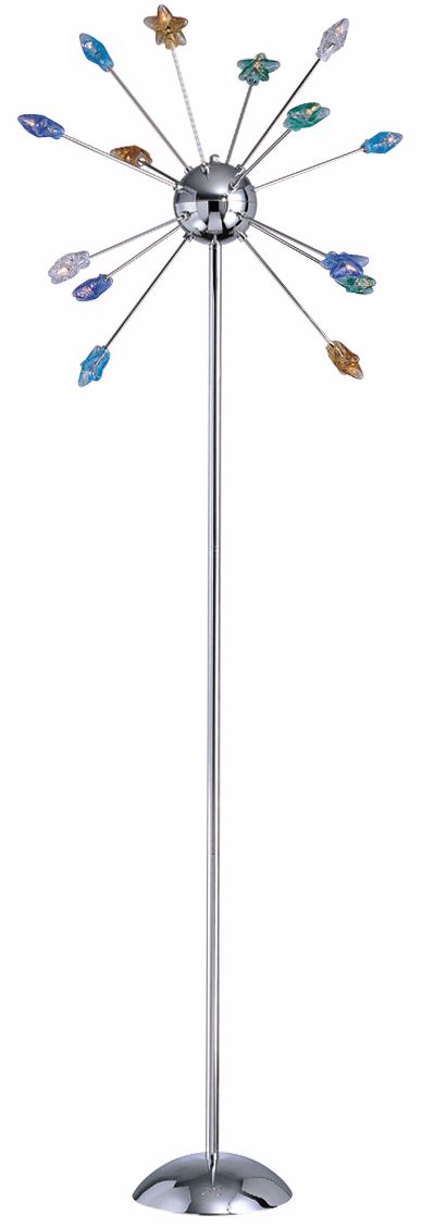 Lite Source Starstruck Glass Stars Floor Lamp