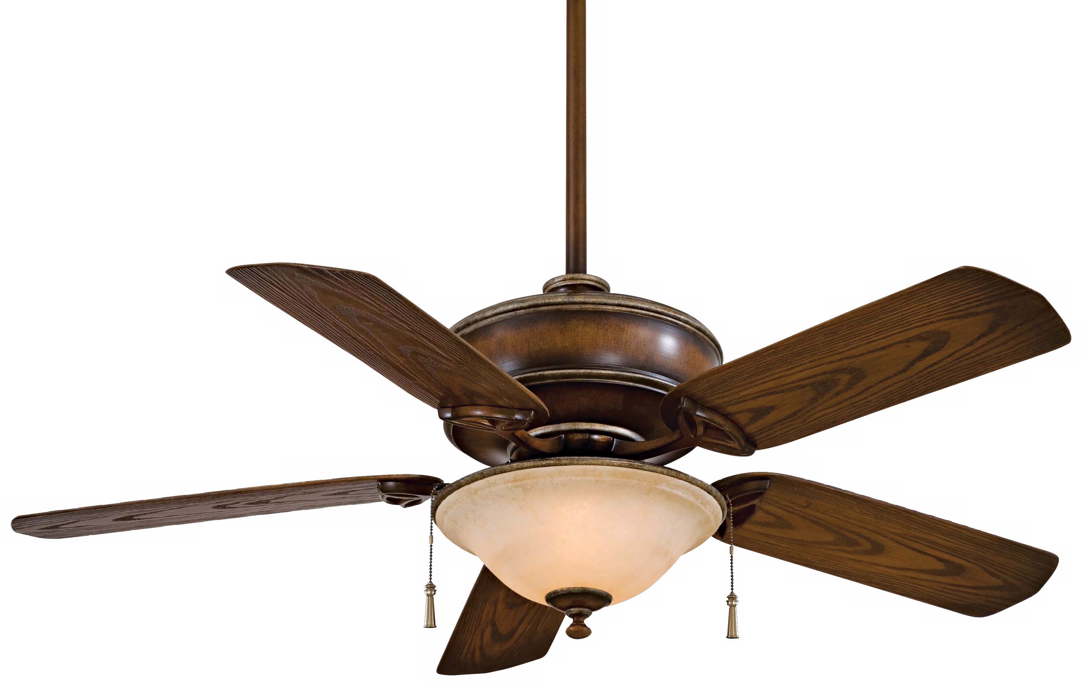 52" Minka Bolo Mossoro Walnut Wet Location Ceiling Fan