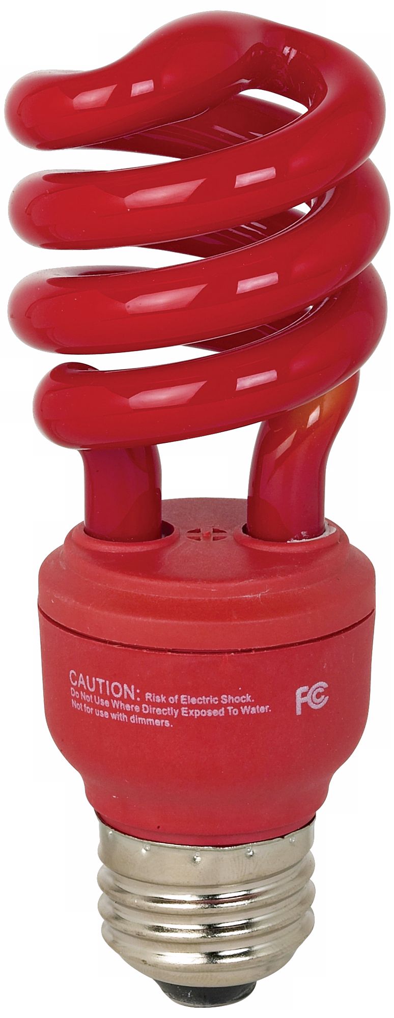 ECObulb 13 Watt CFL Twist Red Party Bulb