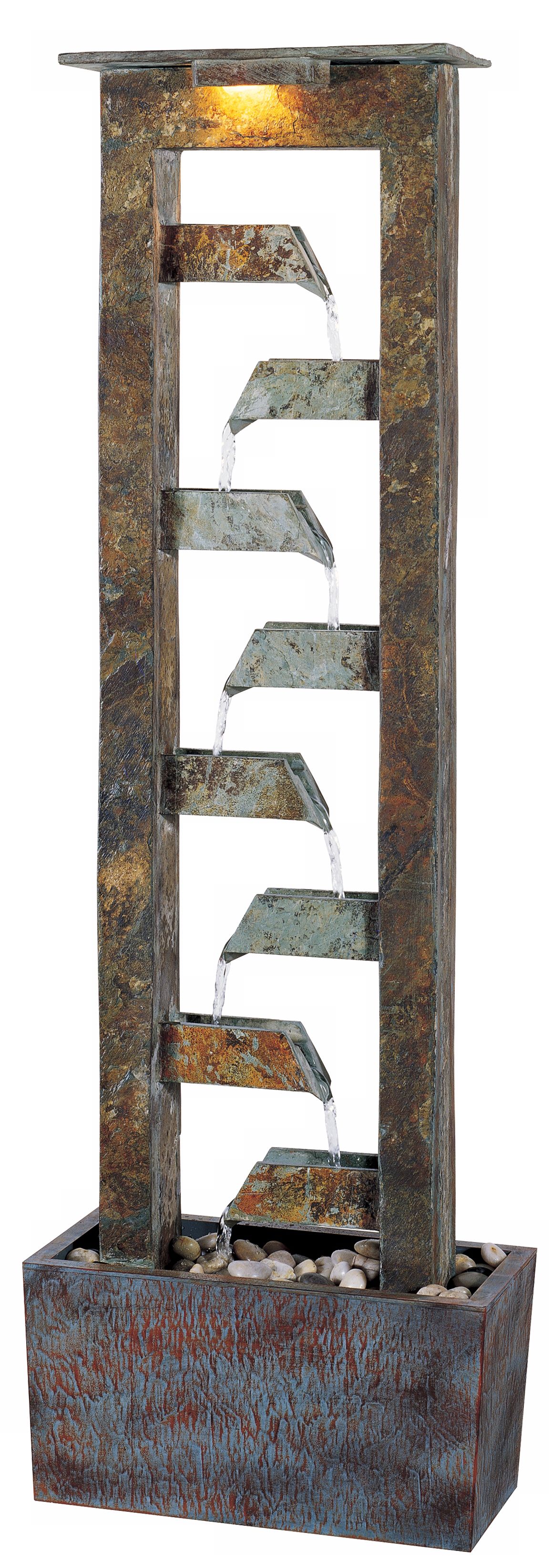 Kenroy Home Aqueduct Slate Indoor - Outdoor Floor Fountain