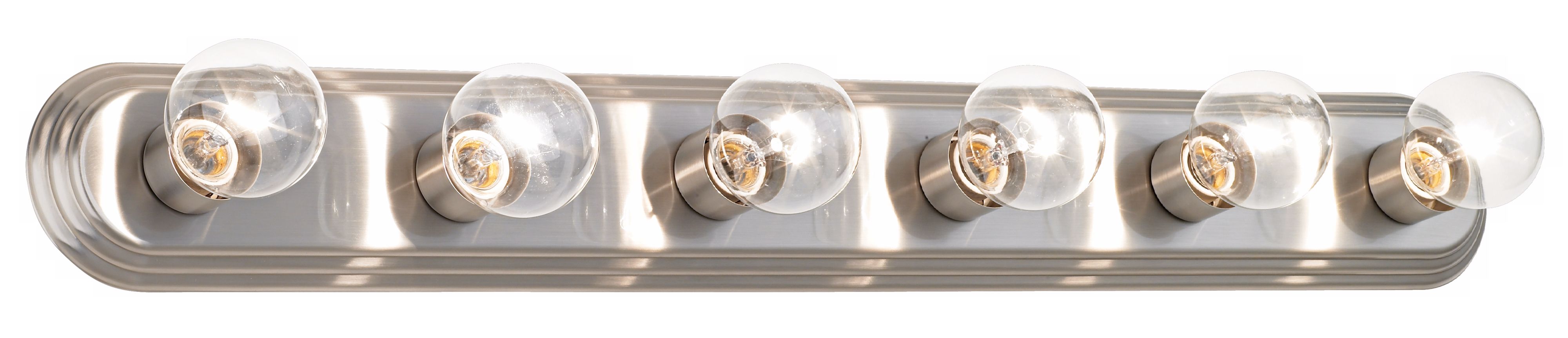 Broadway Collection 36" Wide Steel Bathroom Light Fixture