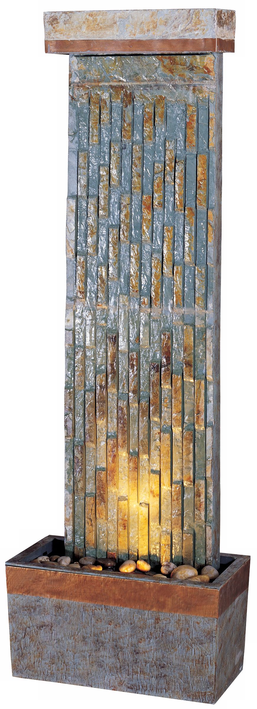 Tacora Collection Vertical Indoor - Outdoor Floor Fountain