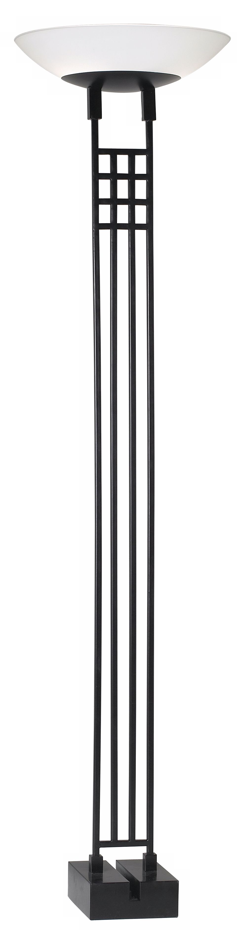 Robert Sonneman Geometric Torchiere Floor Lamp