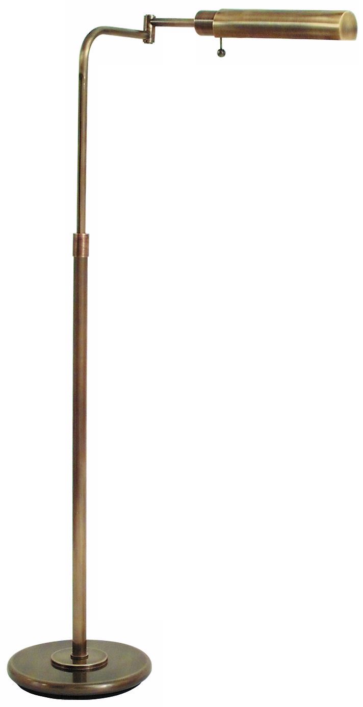 House of Troy Swingarm Pharmacy Antique Brass Floor Lamp