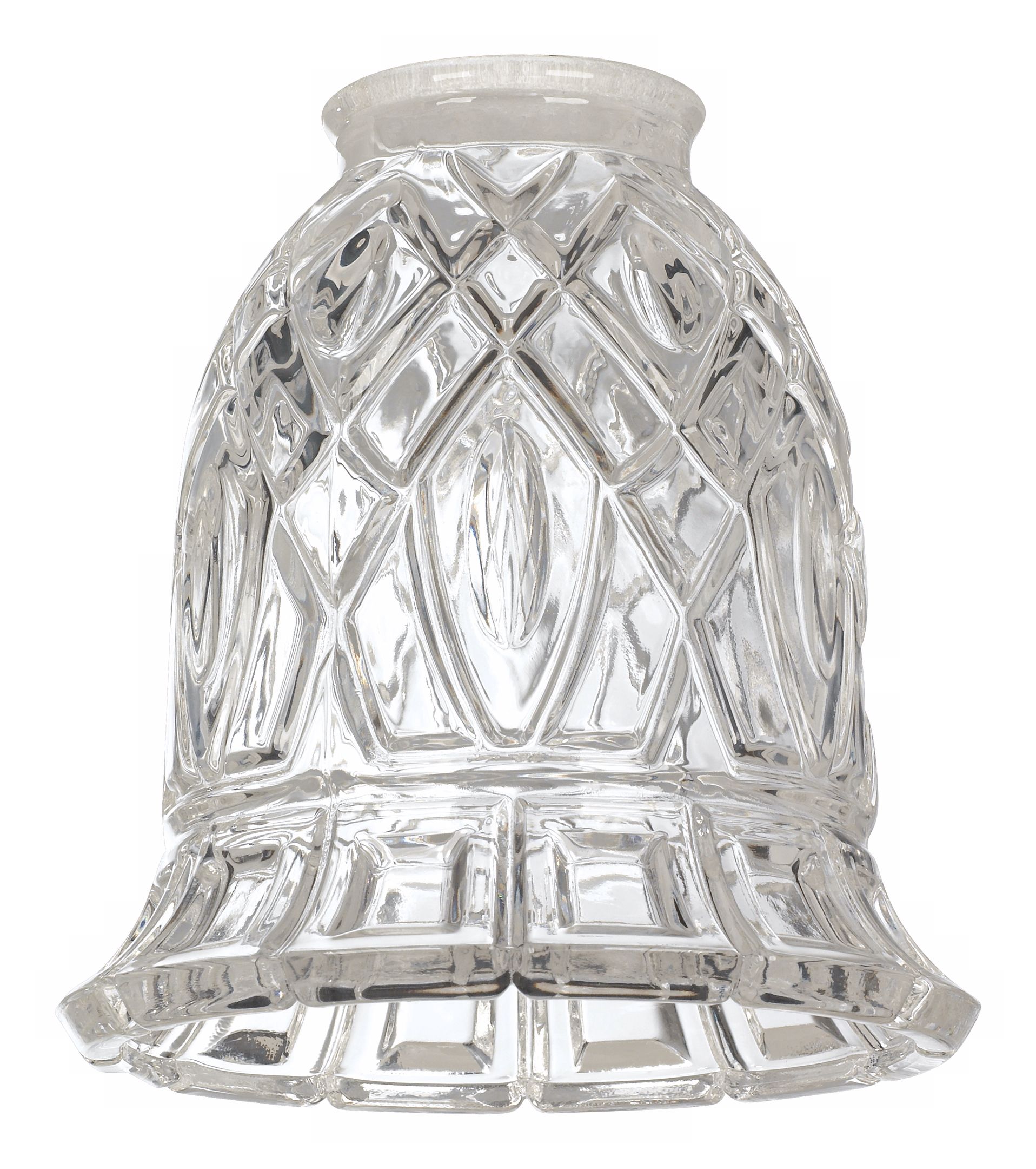 2 1/4" Fitter Set of 4 St. Thomas Crystal Glass Shades