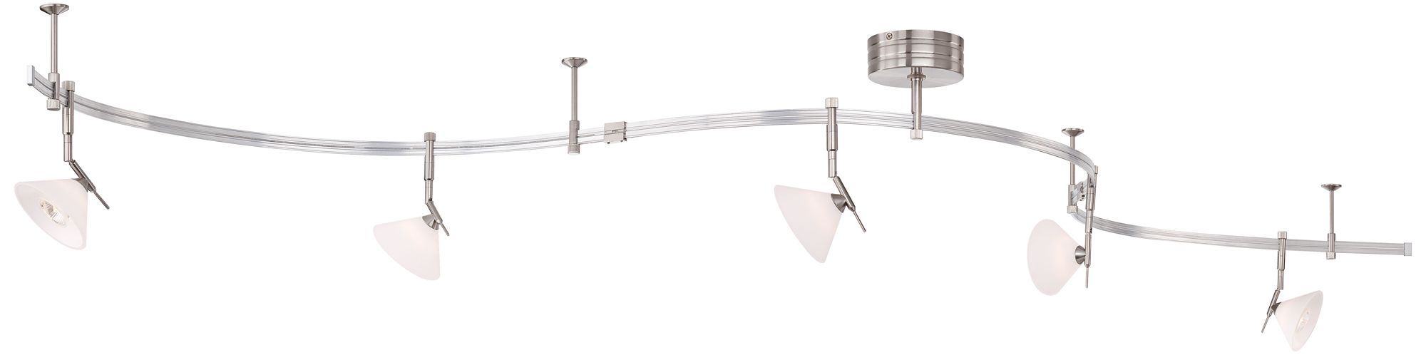 George Kovacs Five Light 100 Watt Flexible Monorail Kit