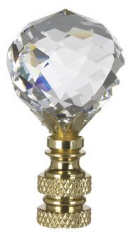 Multi Faceted Swarovski Crystal Ball Lamp Shade Finial 78465