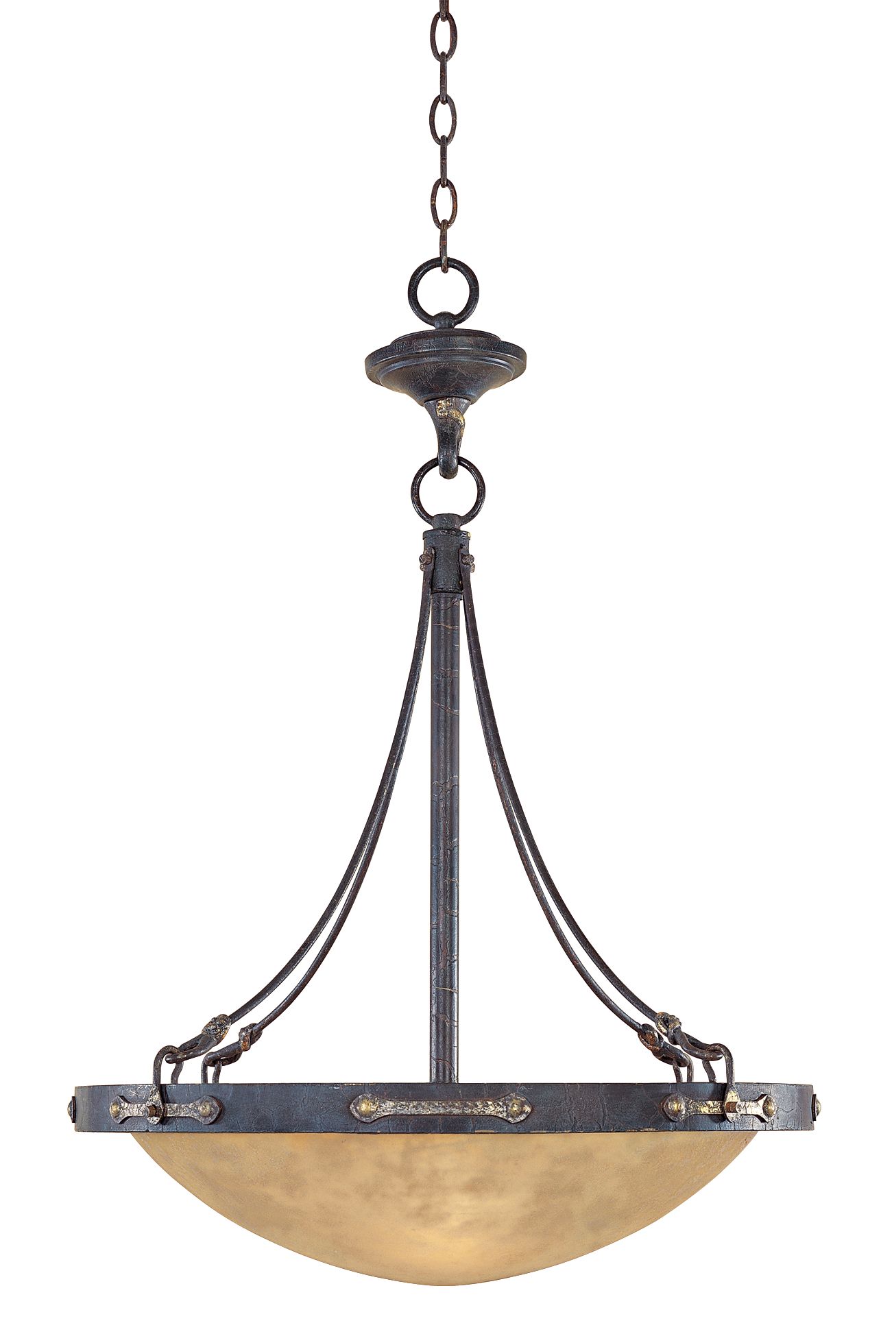 Austin Weathered Saddle 21 1/4" Wide Chandelier