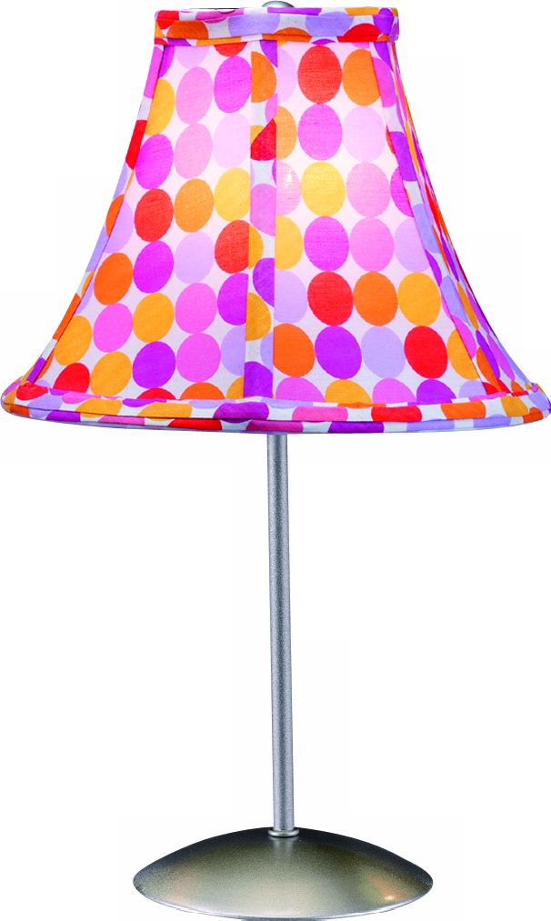 Cherry Red Pink Retro Accent Table Lamp