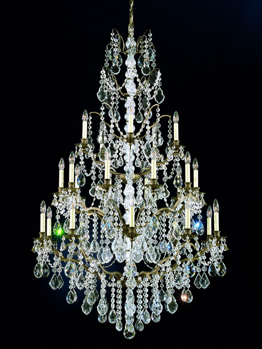 Schonbek Gallia Collection Triple Tier Chandelier