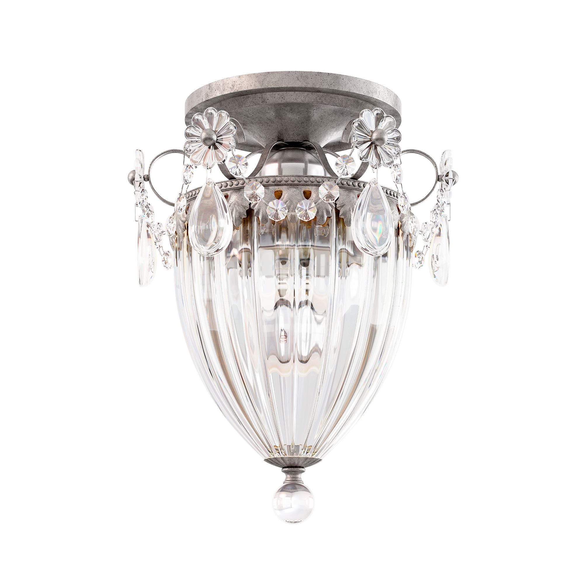 Schonbek Bagatelle Collection 8" Wide Crystal Ceiling Light