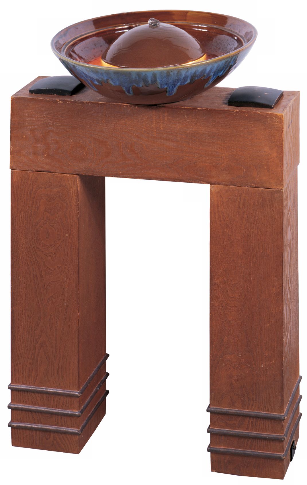 Accadia Ceramic Bowl Floor Fountain