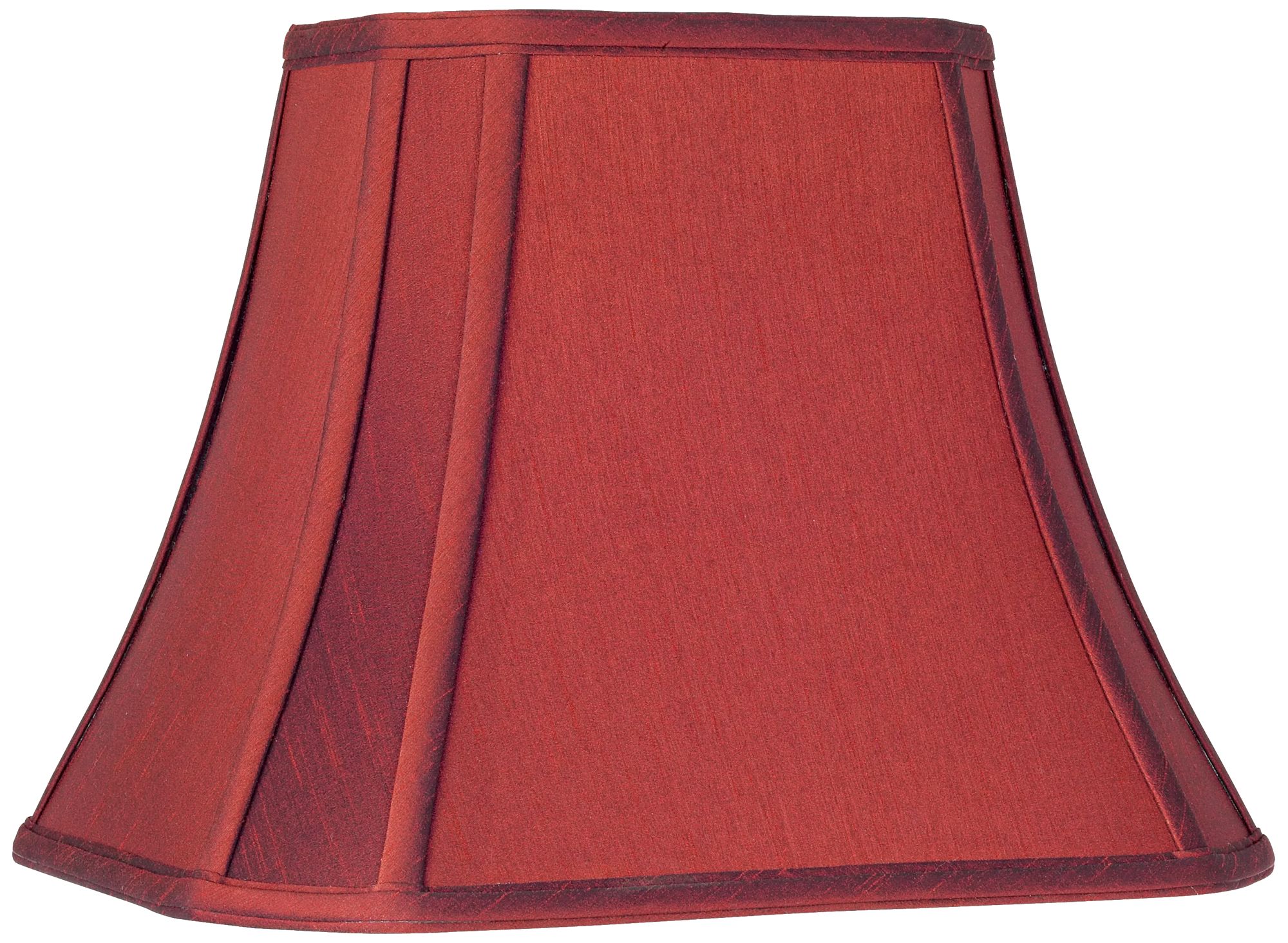 Crimson Red Cut-Corner Lamp Shade 6/8x11/14x11 (Spider)