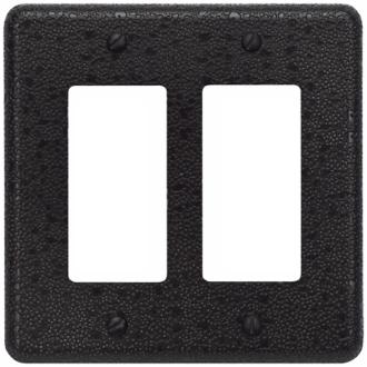 Olde World Aged Bronze Double Rocker Wall Plate 79211