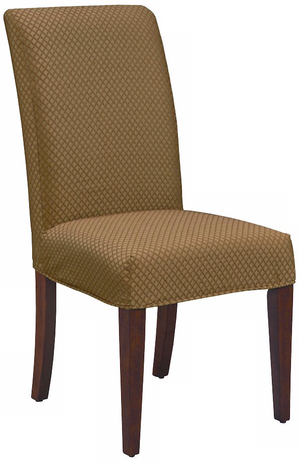 Rastel Slipcovered Parsons Cherry Leg Armless Dining Chair