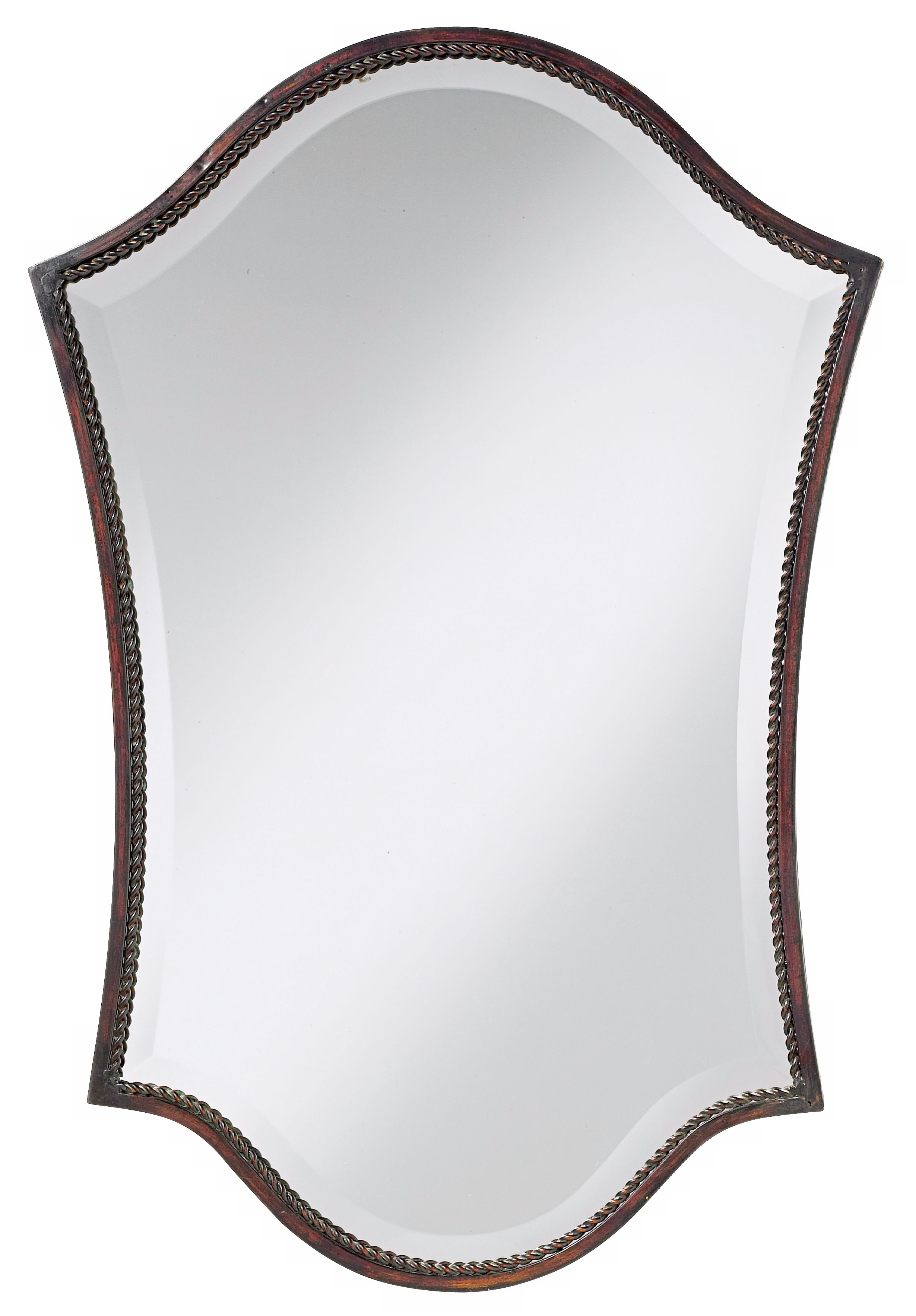 Uttermost Abra Bronze Finish 29" High Wall Mirror