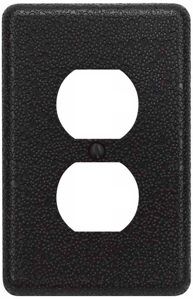 Olde World Aged Bronze Power Outlet Wall Plate