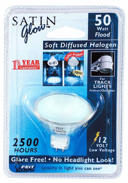 50 Watt MR16 Soft Diffused Halogen Light Bulb