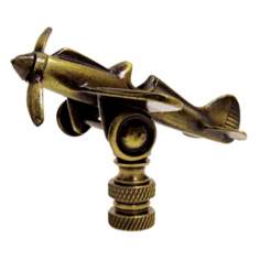 Vintage Airplane Antique Metal Finial Vintage Airplane Antique Metal Finial