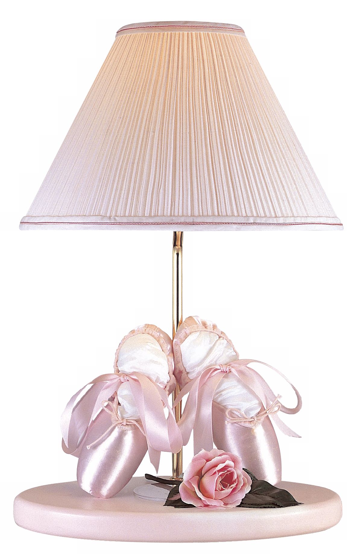 Pink Ballerina Shoes Night Light Table Lamp