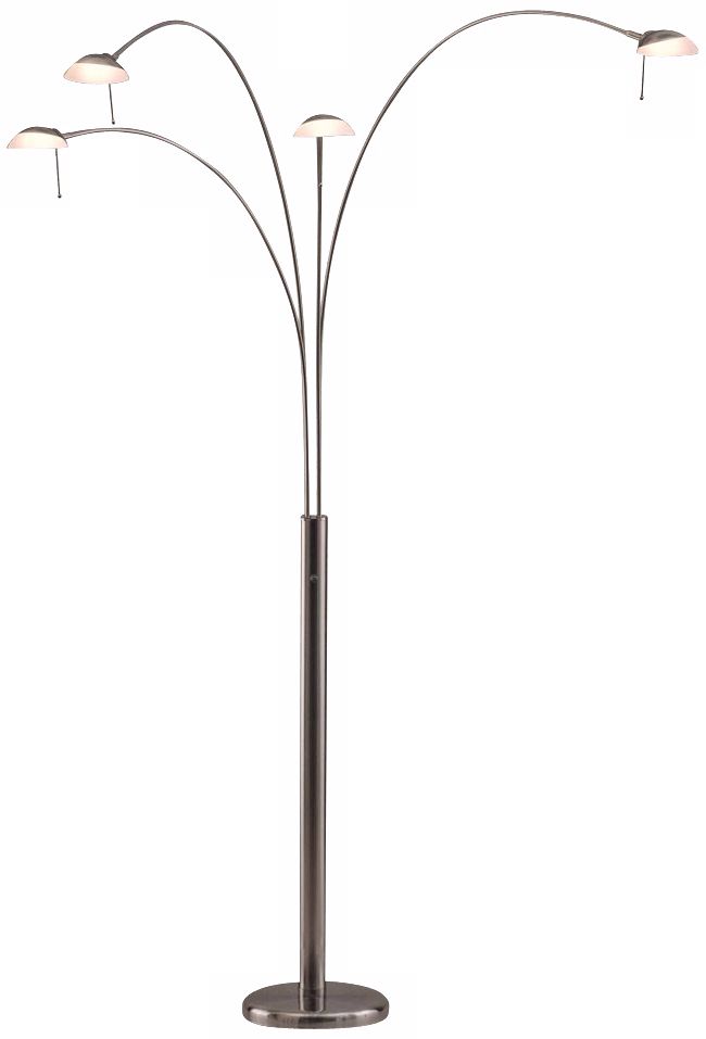 Quartette Four Light Arc Floor Lamp